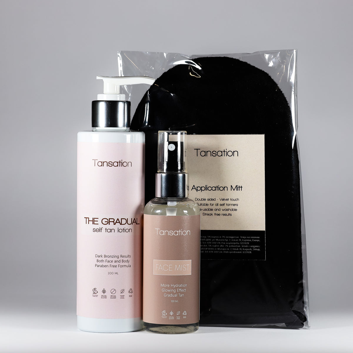 The Gradual Lotion + Ракавица + Face Mist