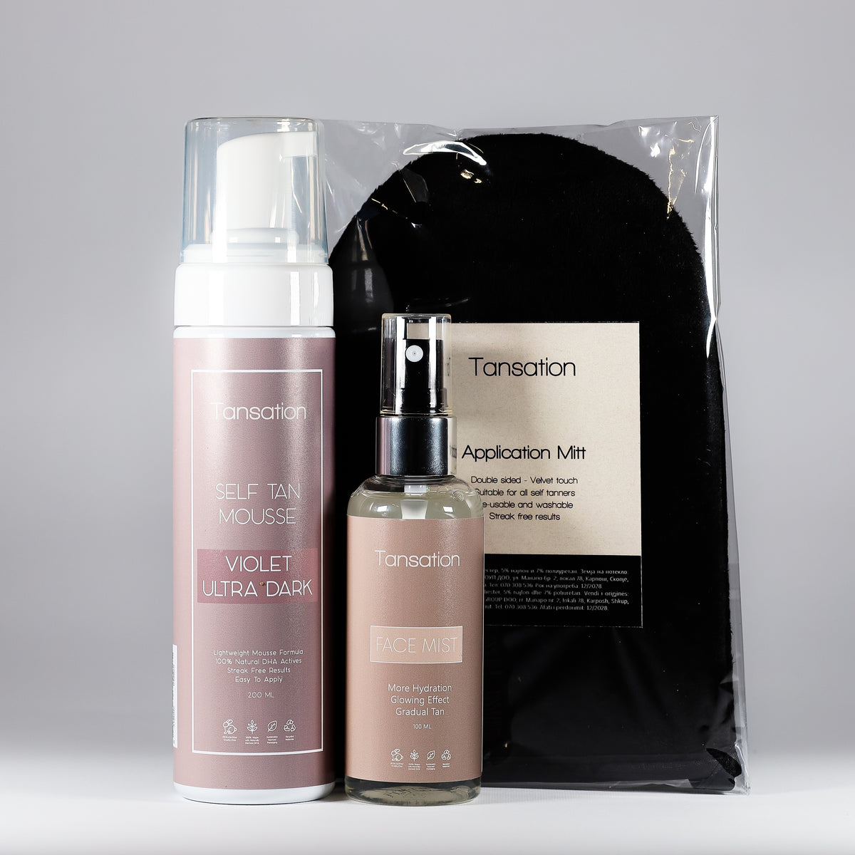 Violet Ultra Dark + Ракавица + Face Mist