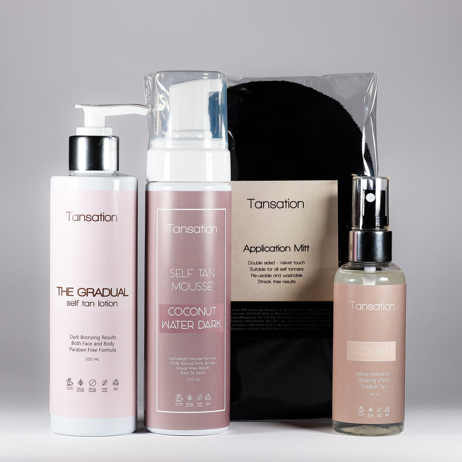 Coconut Water Dark + Ракавица + Face Mist + The Gradual Lotion