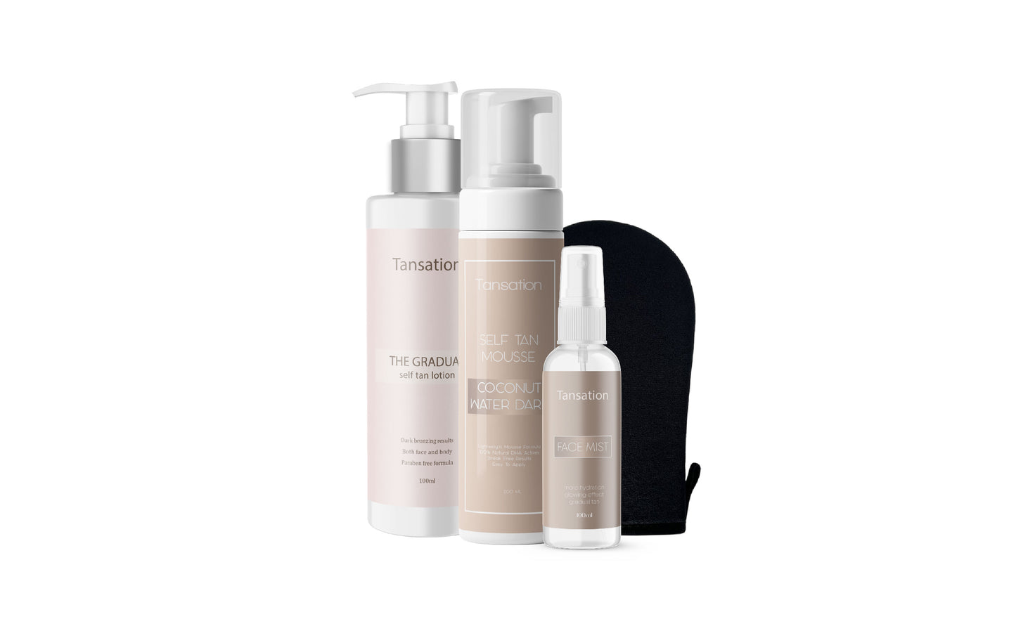 Coconut Water Dark + Ракавица + Face Mist + The Gradual Lotion